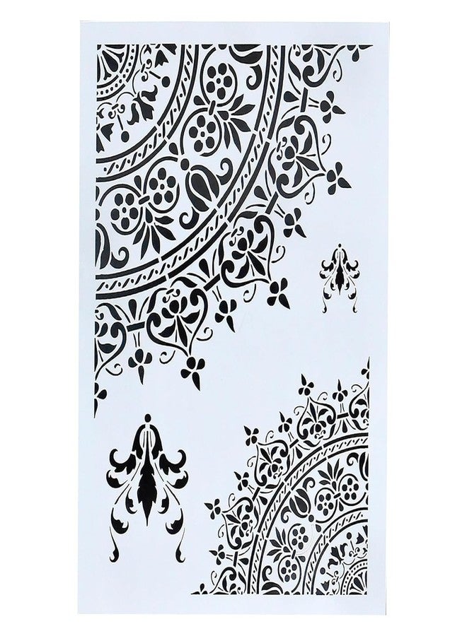 StenCart Stencil for Wall Painting Home Decorative Mandala Reusable Wall Stencils for Wall Painting (16inch x 24inch)-(Pack of 1) - Image 1